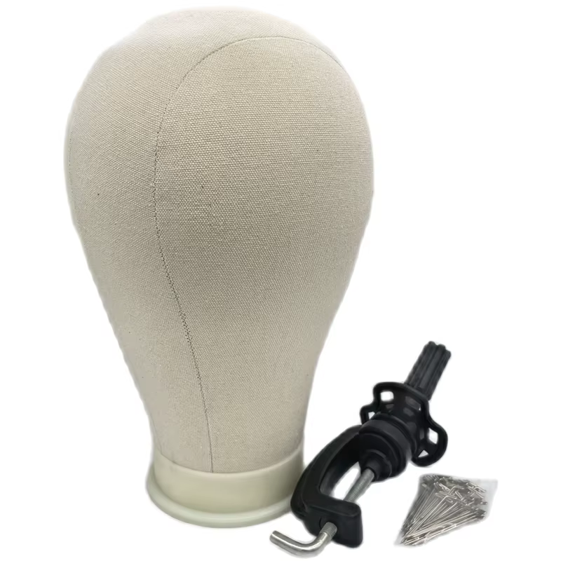 Toile bloc tête Kit formation Mannequin perruque