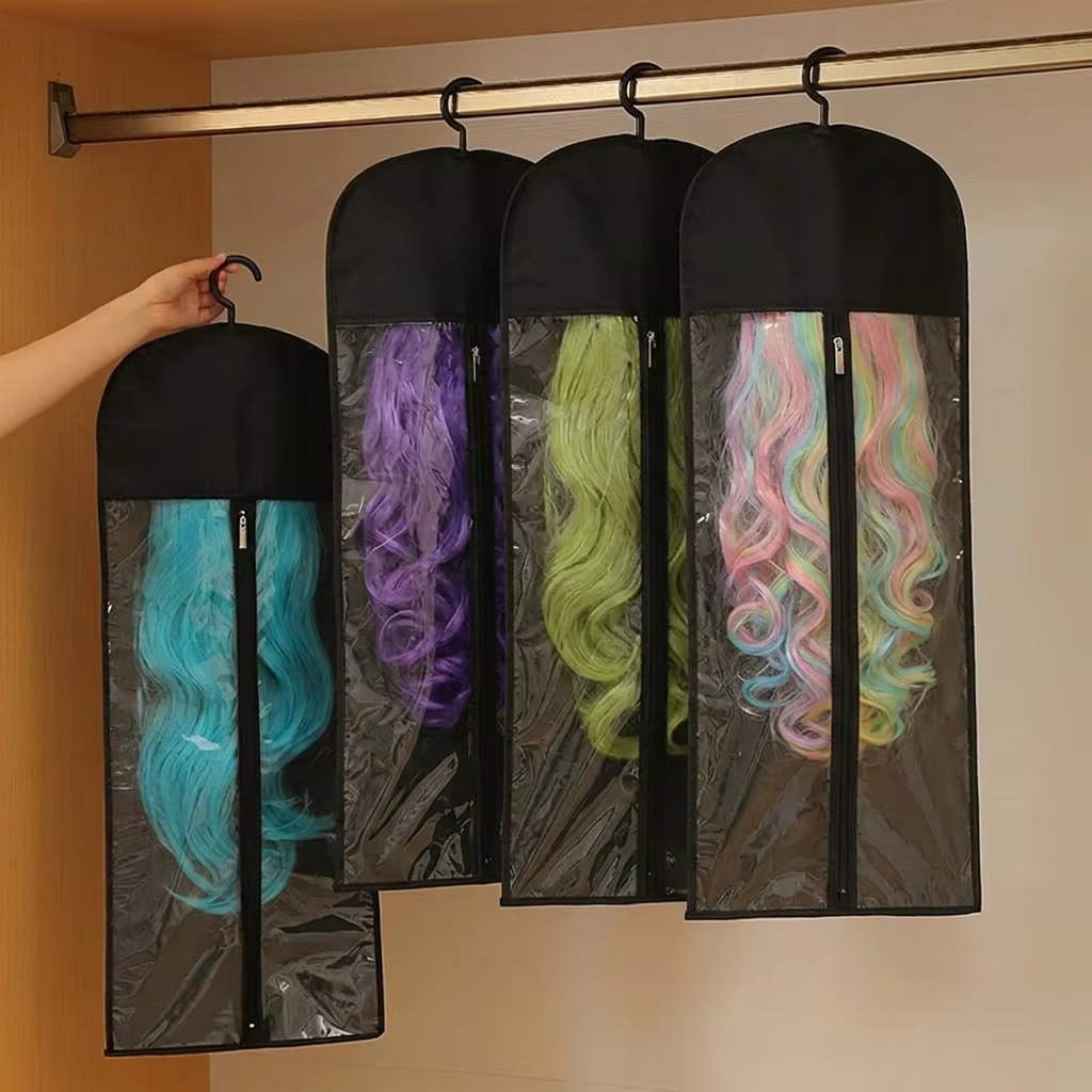 Lot de 2/4/6 sacs de rangement pour perruques