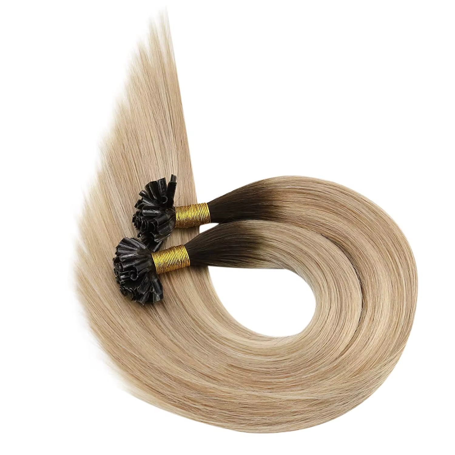 Moresoo-Extensions de cheveux en U pour femmes