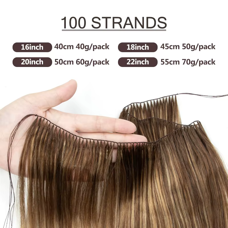 Extensions de cheveux invisibles VADES en plumes