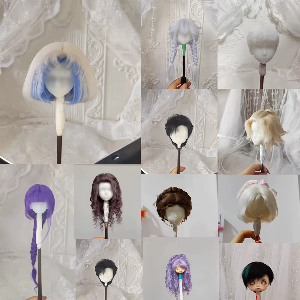 Nouvelle perruque de poupée Anime pour poupée BJD 1/8 1/6 1/4 1/3 1/12