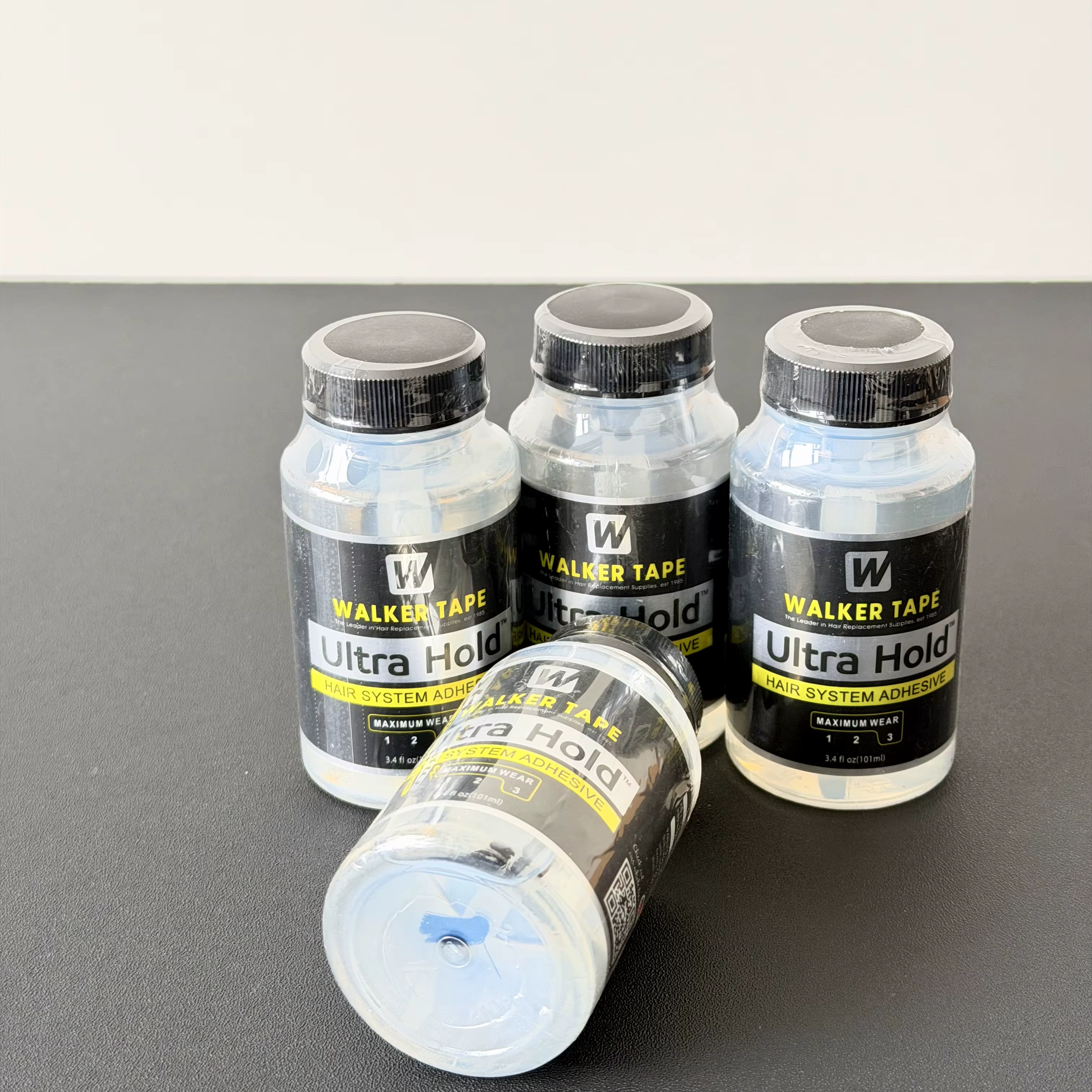 Colle Ultra Hold pour perruques à dentelle 3.4oz/101ml / 0.5oz/15ml Walker Tape – Adhésif puissant et imperméable pour