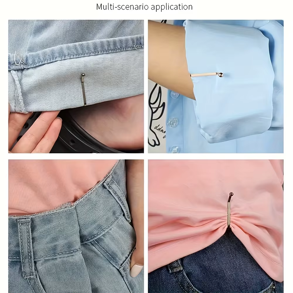 Lot de 8 clips fixes – Clip pour foulard antidérapant réglable