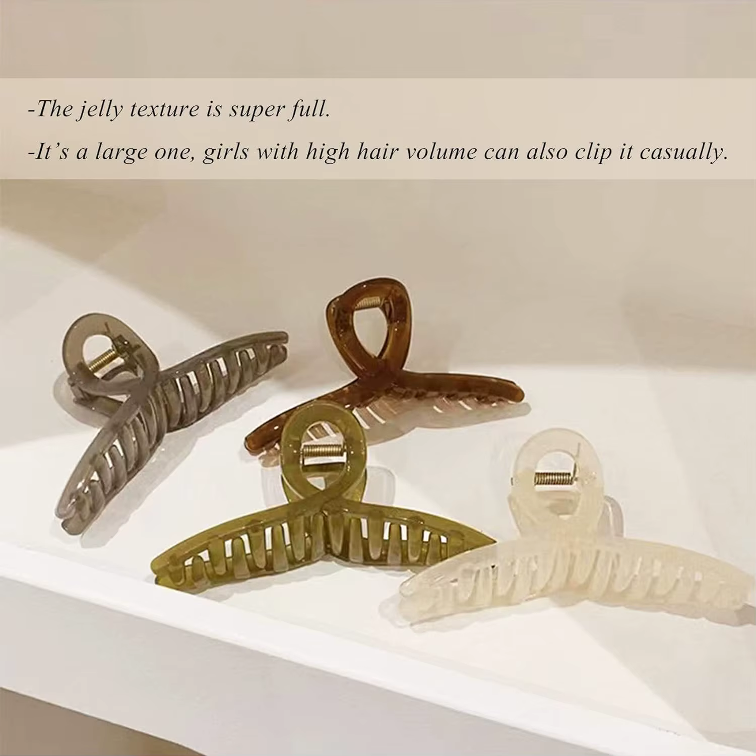 Grands pinces à cheveux papillon pour femmes