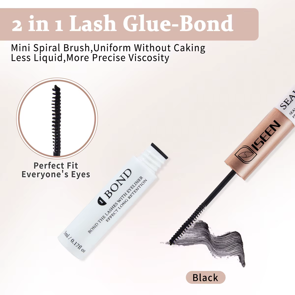 Mélange d'extensions de cils