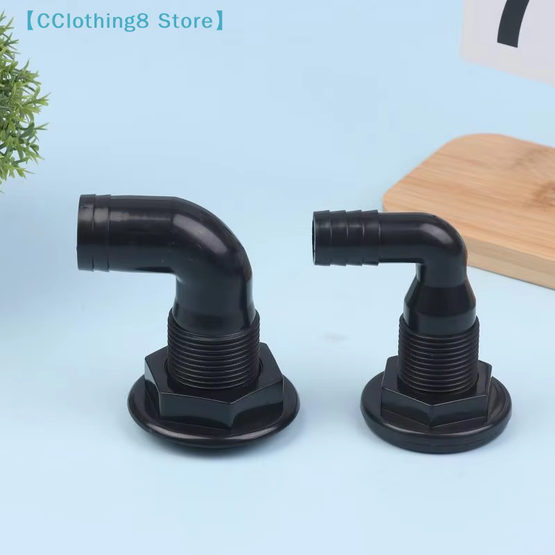 Coudière de sortie de drainage marine à 90 degrés pour yacht, sortie de vidange de cale, tuyau de drainage de pont, sortie de pompe de cale traversant le coque 【AliS8】