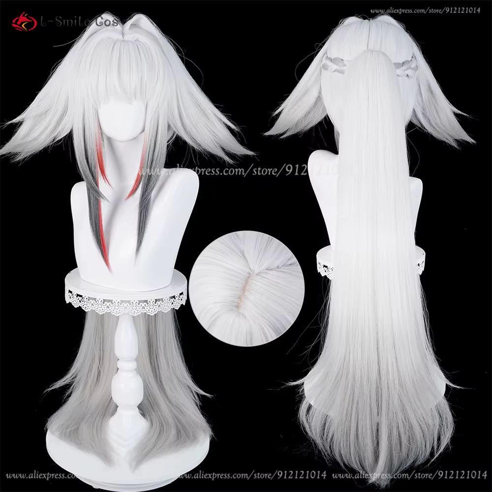 ZZZ Ye Shunguang Cosplay perruque lin mélange marron 90 cm perruques pour femmes