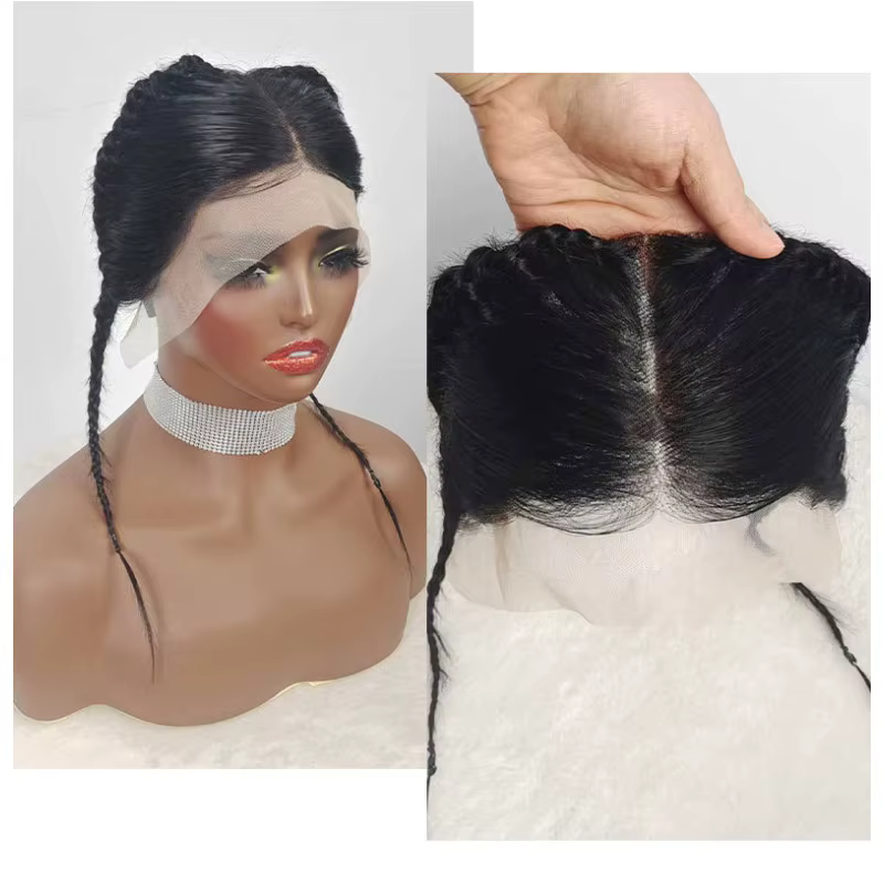 Extension de tresses frontales en dentelle de luxe 13x4