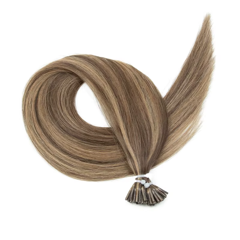 Je pointe les extensions de cheveux Vrais