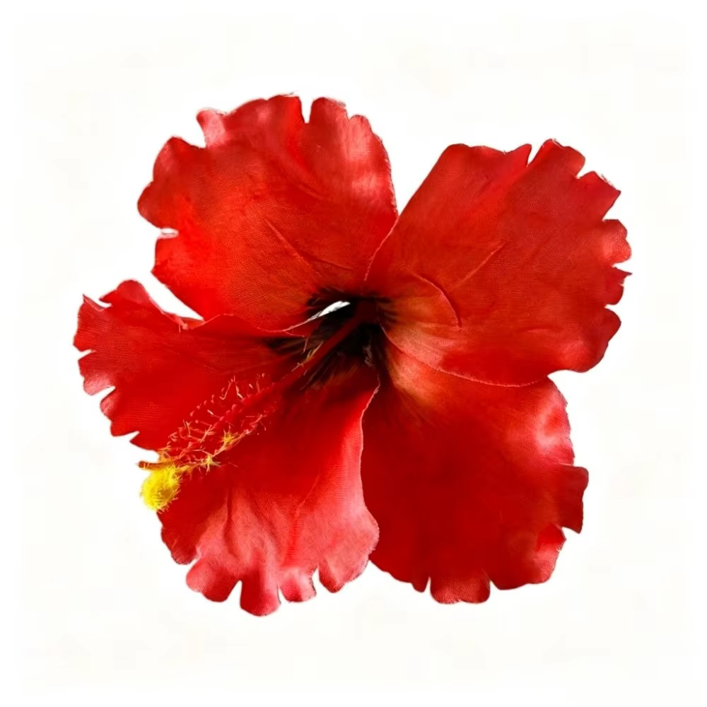 Pince à cheveux fleur d'hibiscus artificielle