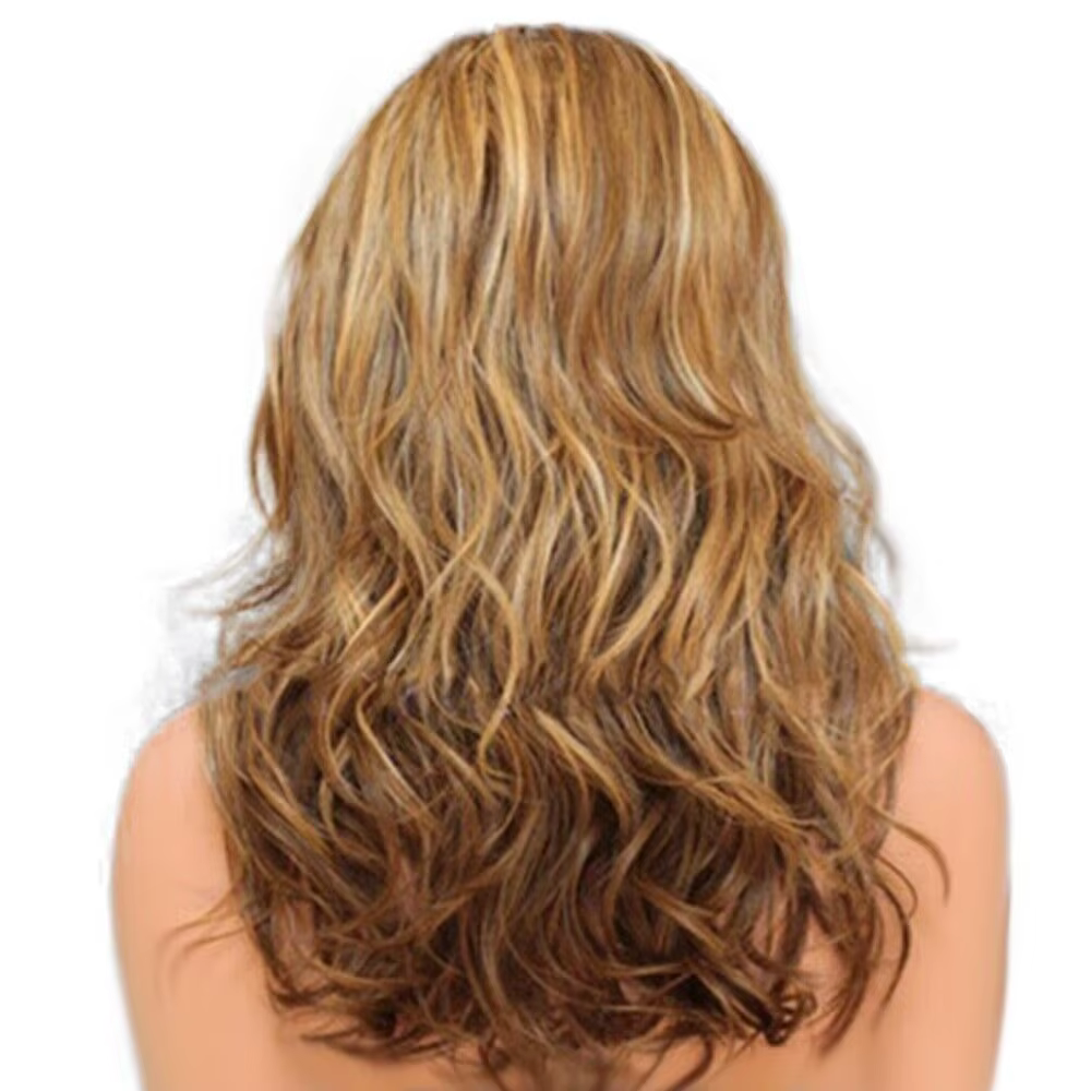 Perruques synthétiques longues bouclées blondes pour femmes