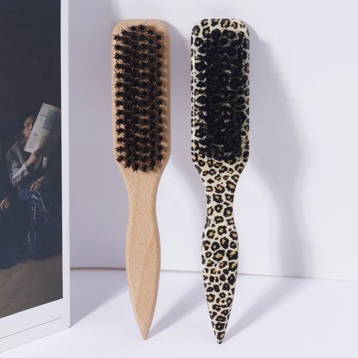 Brosse à cheveux à queue pointue