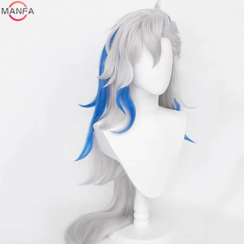 Fontaine Neuvillette perruque Cosplay Anime
