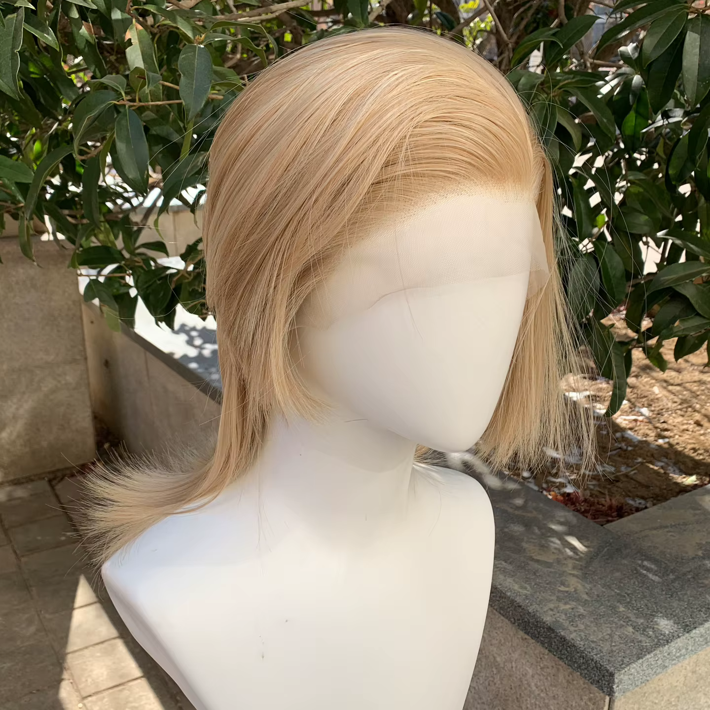 Perruque courte synthétique style Mullet 13x4 Lace Front pour femmes