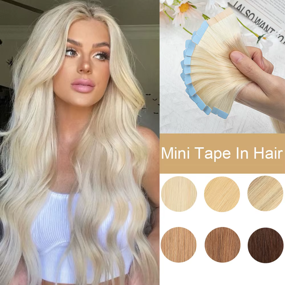 Extensions de Cheveux Naturels Lisses