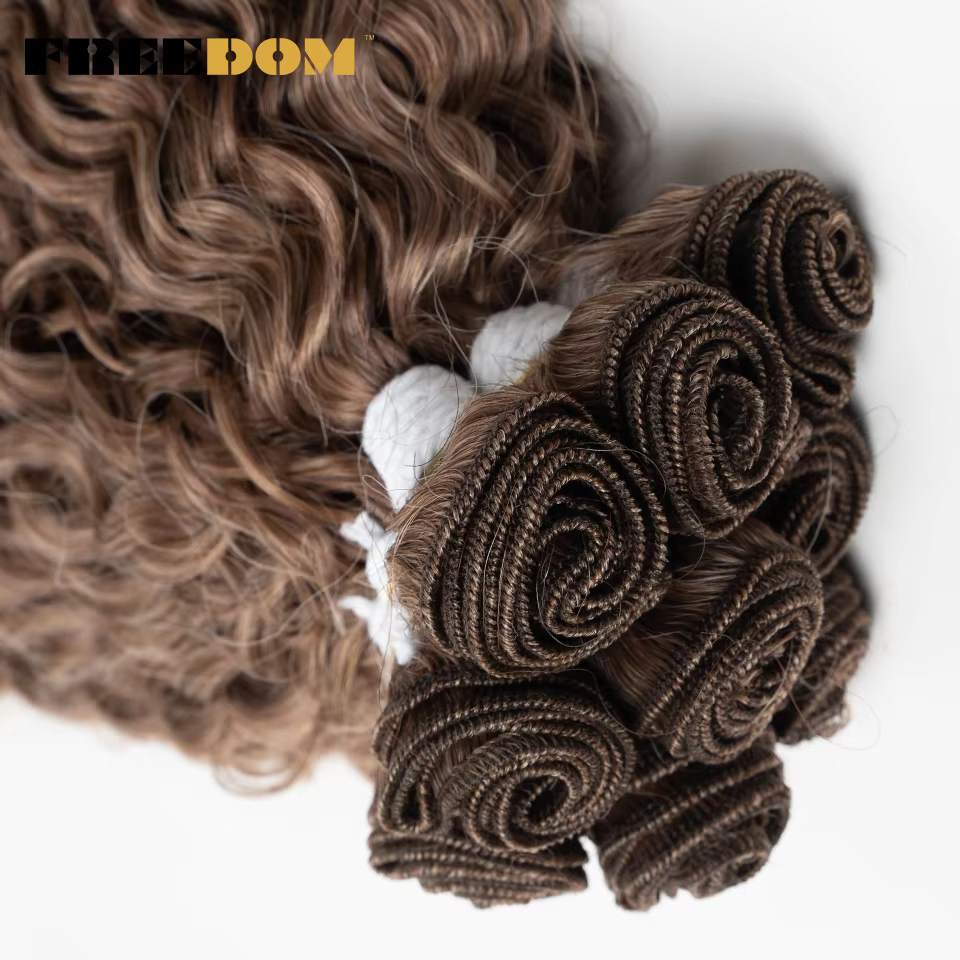 Extensions de cheveux synthétiques bouclés crépus FREEDOM 22 24 26 pouces