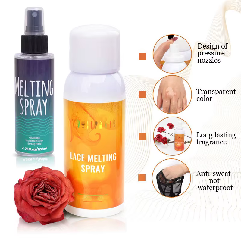 Spray de Fusion de Dentelle pour Perruque Sans Colle