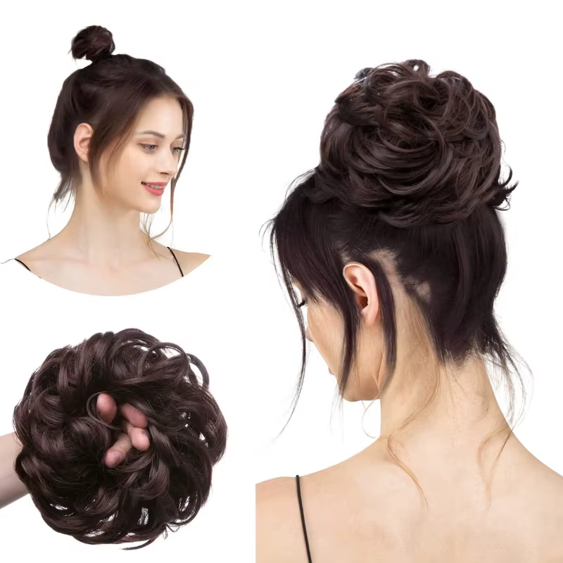 Extension capillaire synthétique bouclée et moelleuse