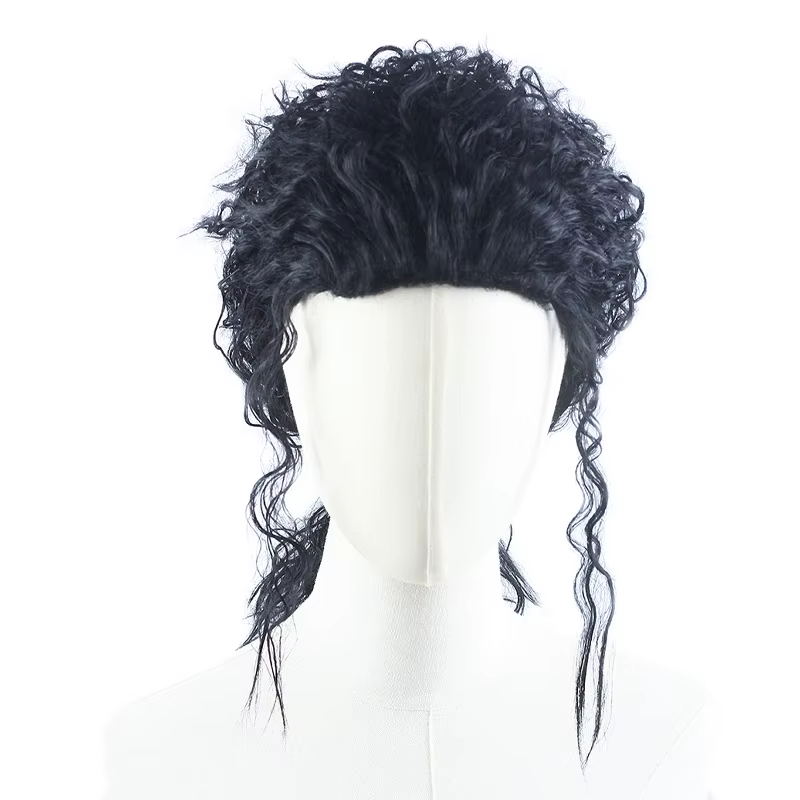 MJ Michael Cosplay perruque noire Jackson