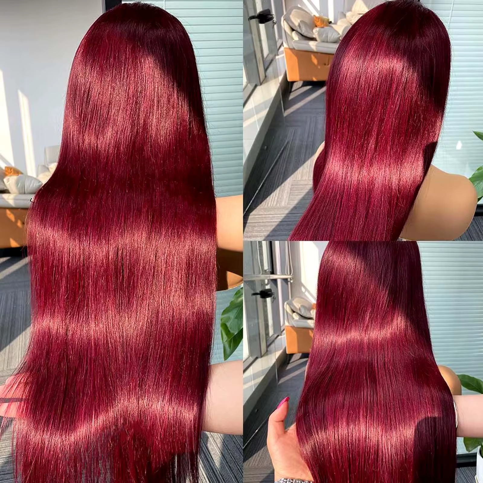 Perruque Lace Frontale HD 13x6 de 36 pouces en Cheveux Humains