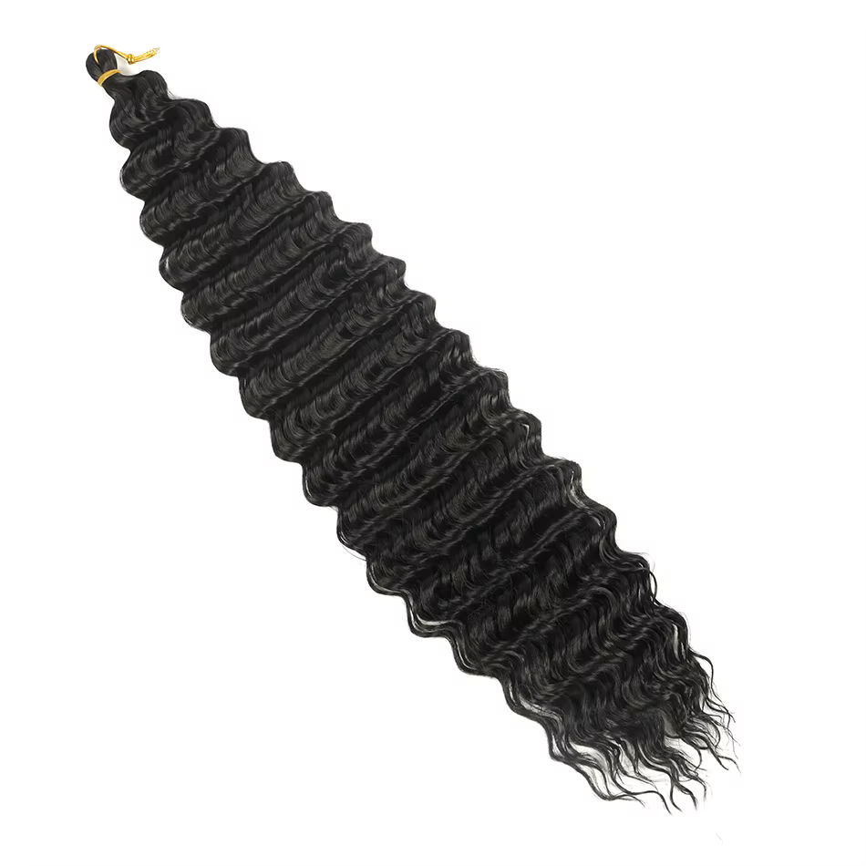 Synthétique océan vague Crochet cheveux 32 pouces
