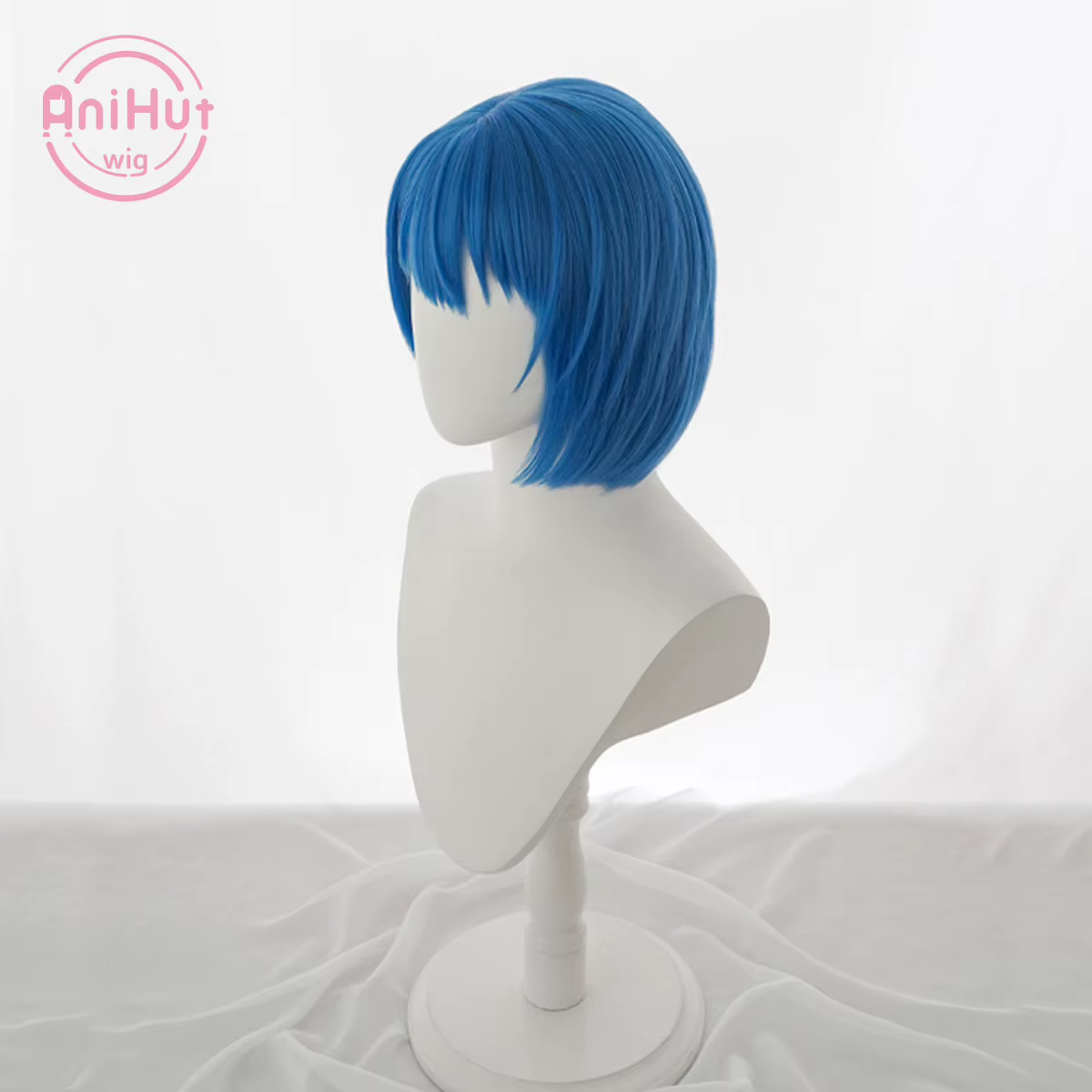 Perruque de cosplay AniHut bleue de 32 cm de Kiritani Haruka