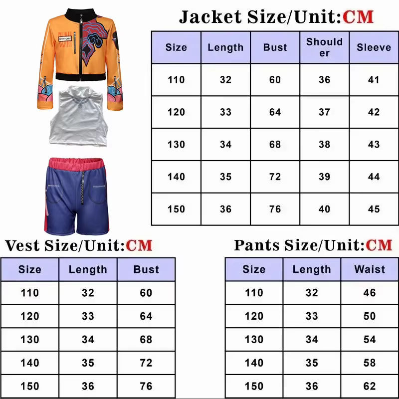 KPop Rumi Cosplay Costume perruque sac enfants filles Halloween carnaval bande dessinée-con fête jeu de rôle tenues