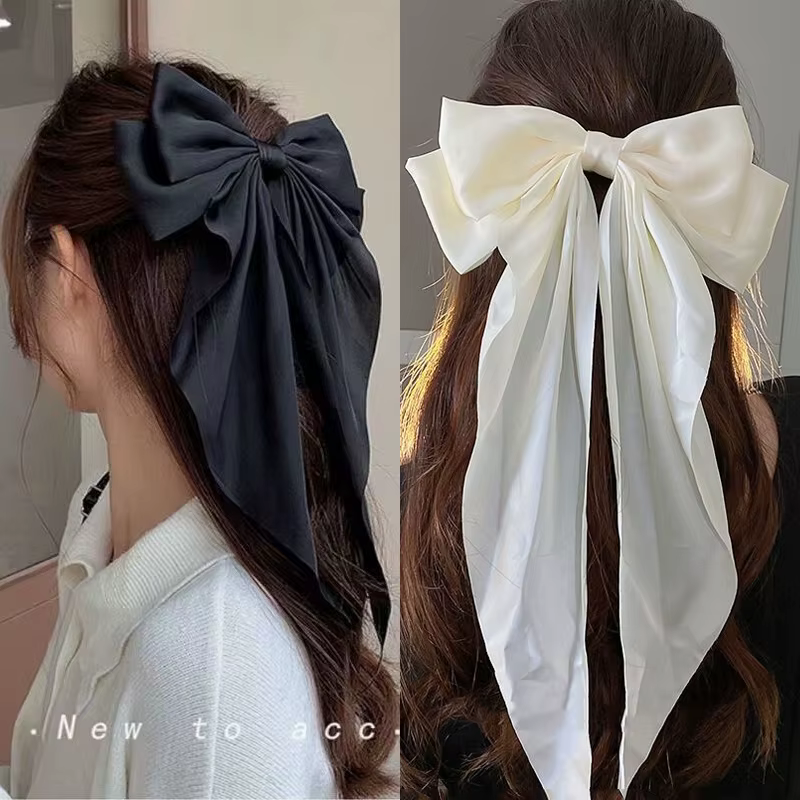 Pince à cheveux en mousseline de soie pour femmes