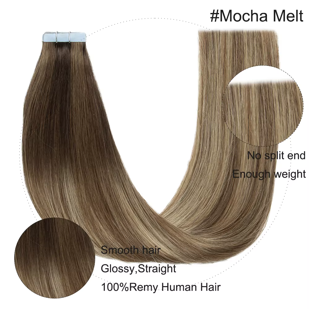 Nouvellement 24 ''Long Extension de cheveux humains femmes bande Ins