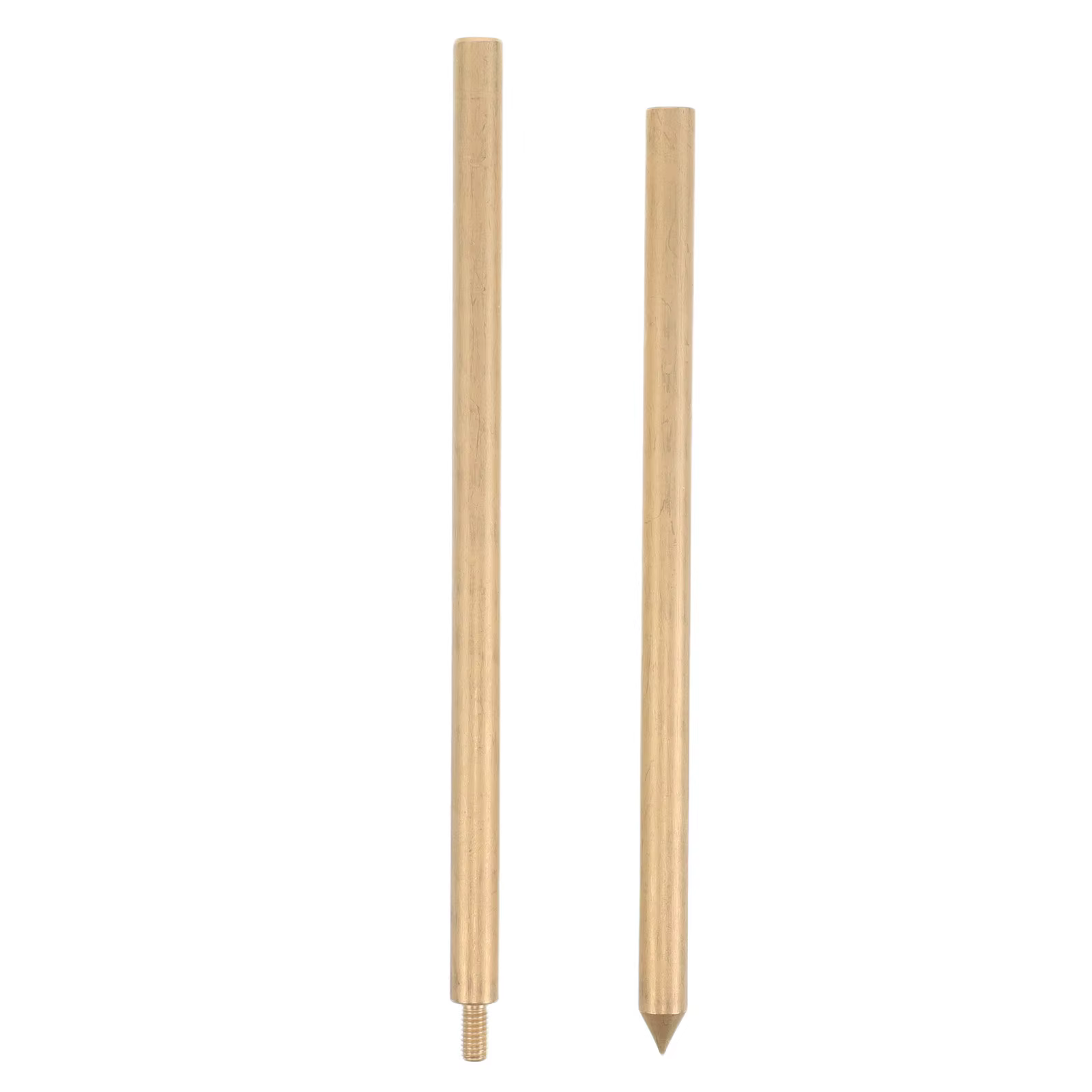 Tige de mise à la terre pour clôture électrique 8 mm x 300 mm, âme en laiton, surface galvanisée, conductivité rapide, robuste, pour clôture agricole