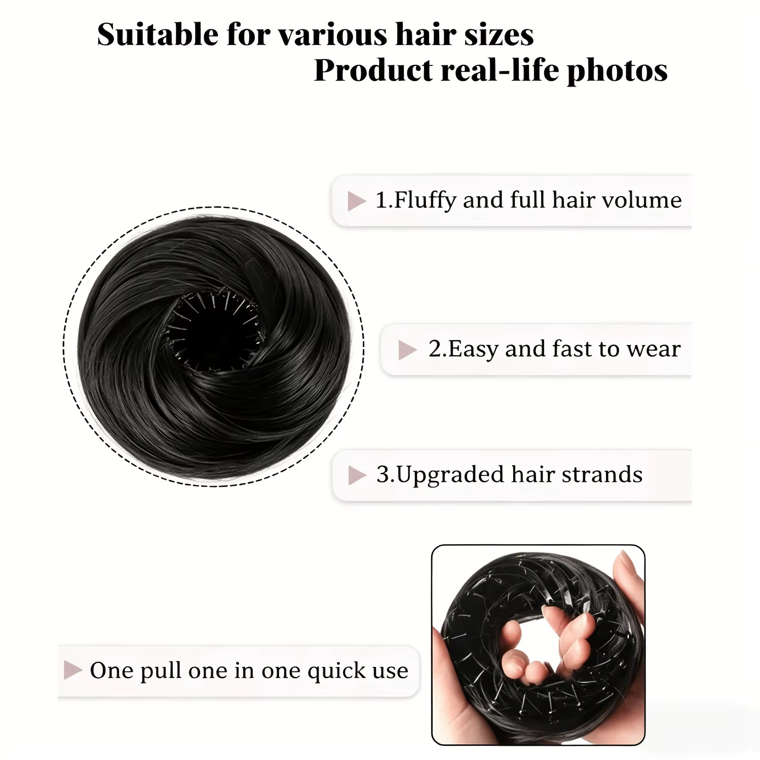 Nouveau chignon synthétique 2026