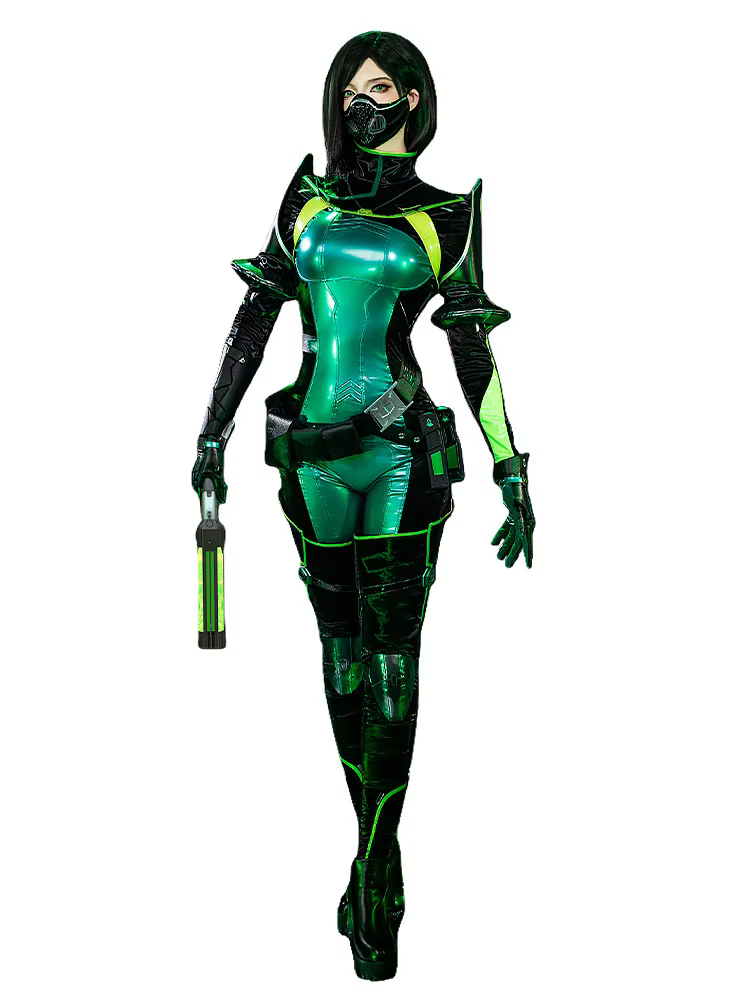 Viper Cosplay Costume perruque jeu Valorant