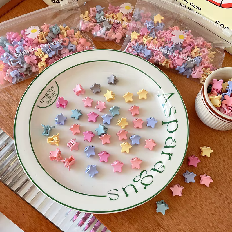 Pinces à cheveux mignonnes colorées pour filles