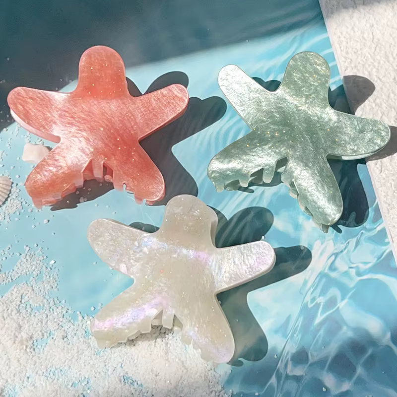 Pinces à cheveux étoile de mer été pince