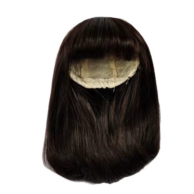 Perruque de cheveux au beurre multicolore pour enfants