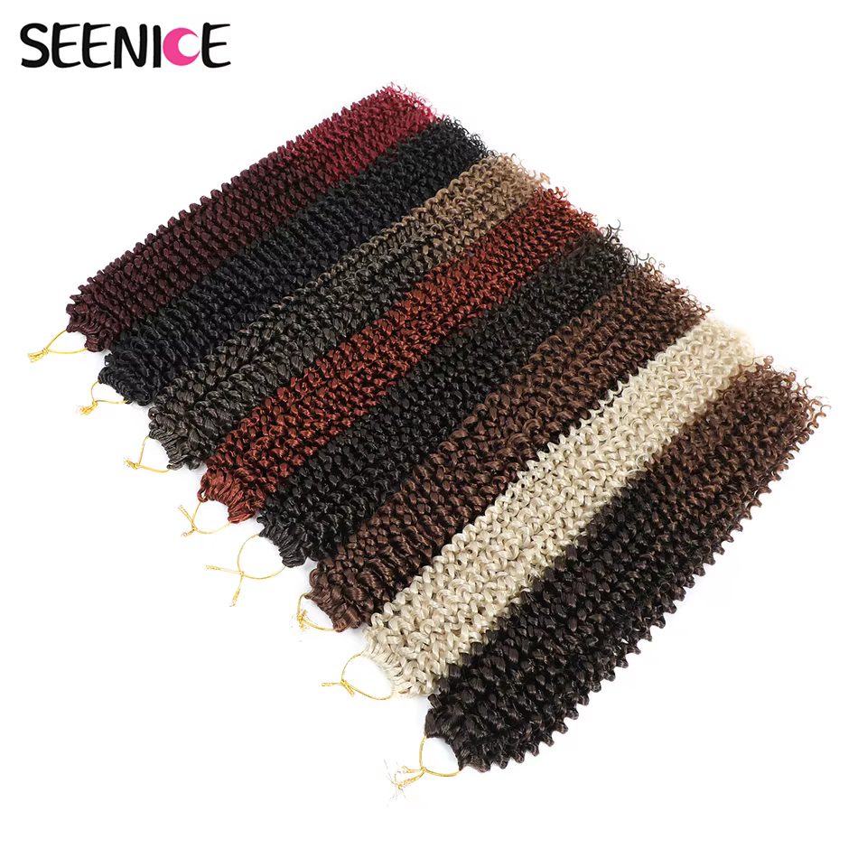 Extensions de Tresses Synthétiques au Crochet pour Femme