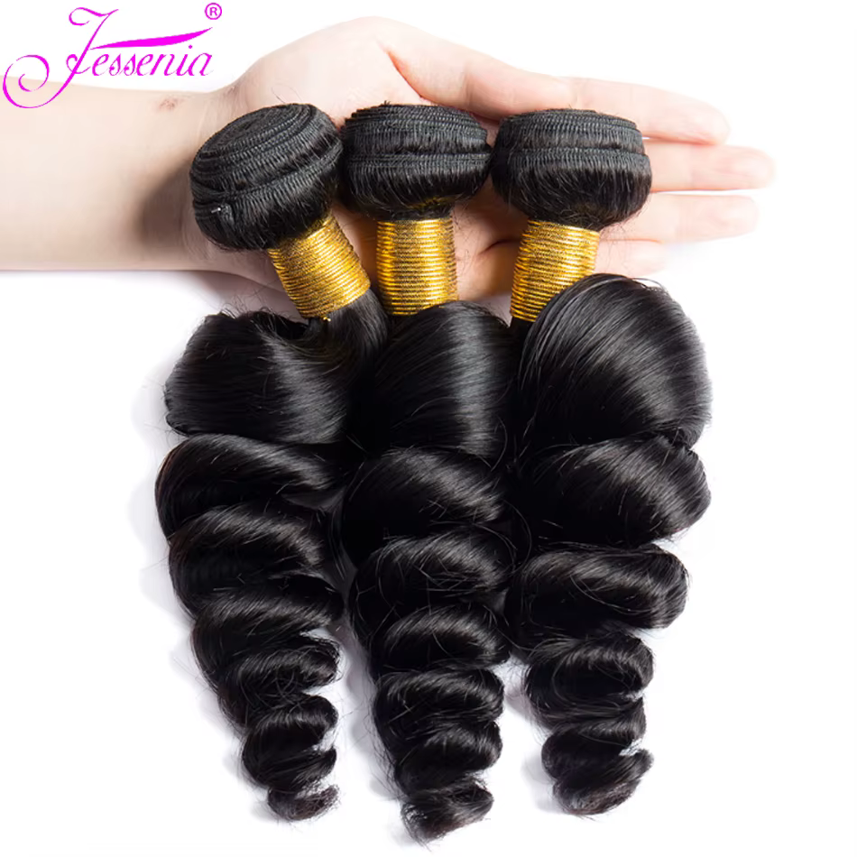Tissage vague lâche paquets Remy vierge Extension 3