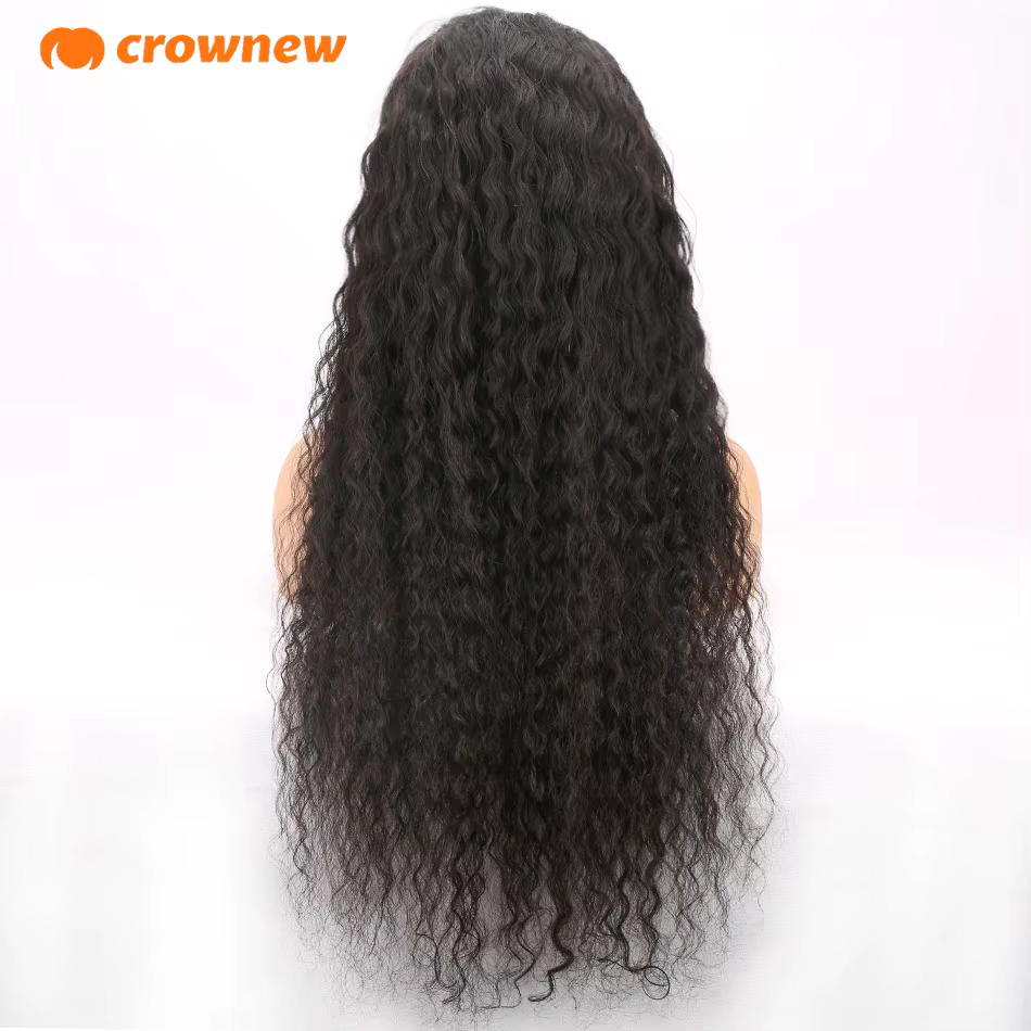 Perruque de cheveux humains bouclés 13X4