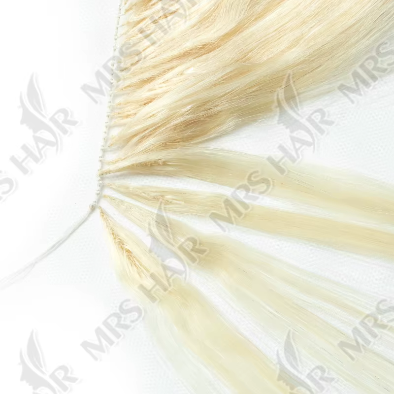 Extensions de cheveux invisibles en plumes