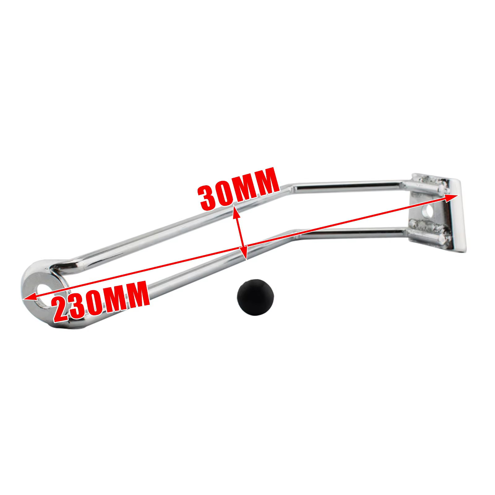 Extension de béquille avant en métal chromé pour moto, pour Harley Fat Boy Heritage Softail Classic FLSTC