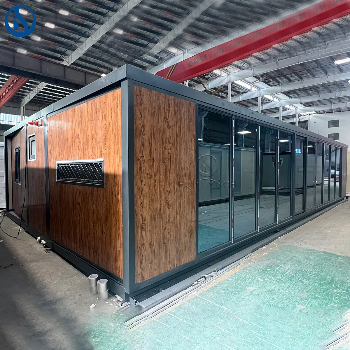 Maison modulaire de luxe en conteneurs de 20 et 40 pieds, conteneur extensible pour usage bureautique, concept de mini-maison