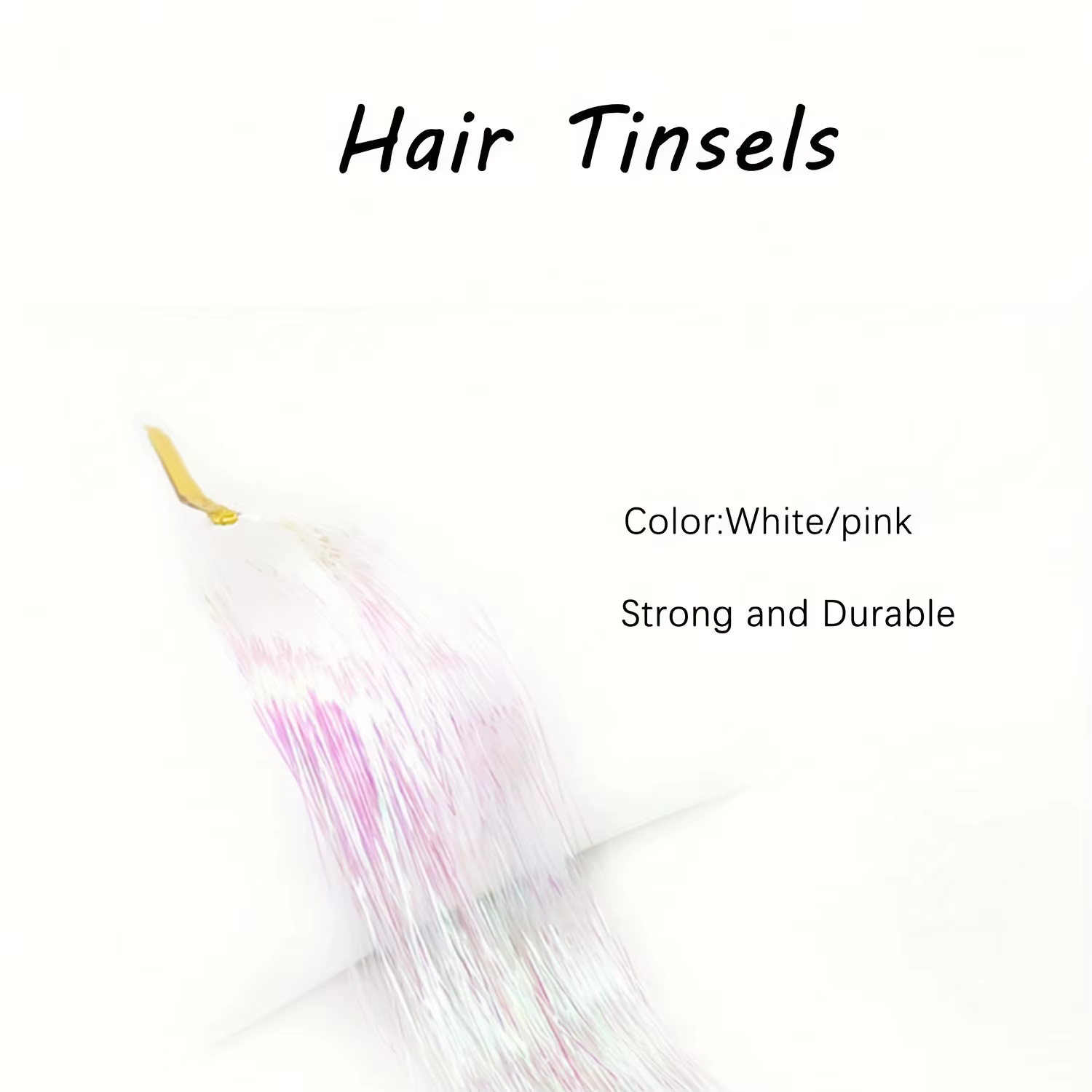 Extensions de cheveux en guirlandes scintillantes pour femmes et filles