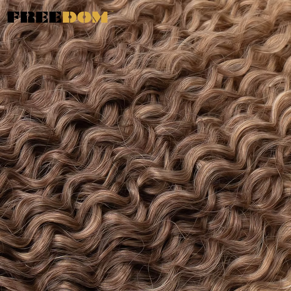 Extensions de cheveux synthétiques bouclés crépus FREEDOM 22 24 26 pouces