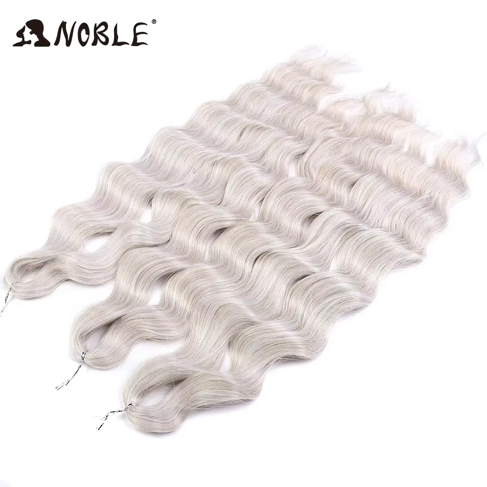 Extensions capillaires synthétiques Deep Wave 24 pouces-Noble