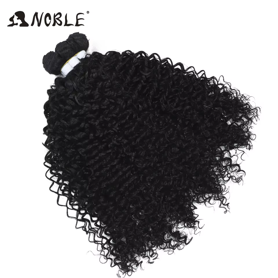 Tissage synthétique en lot Afro crépu bouclé-Noble