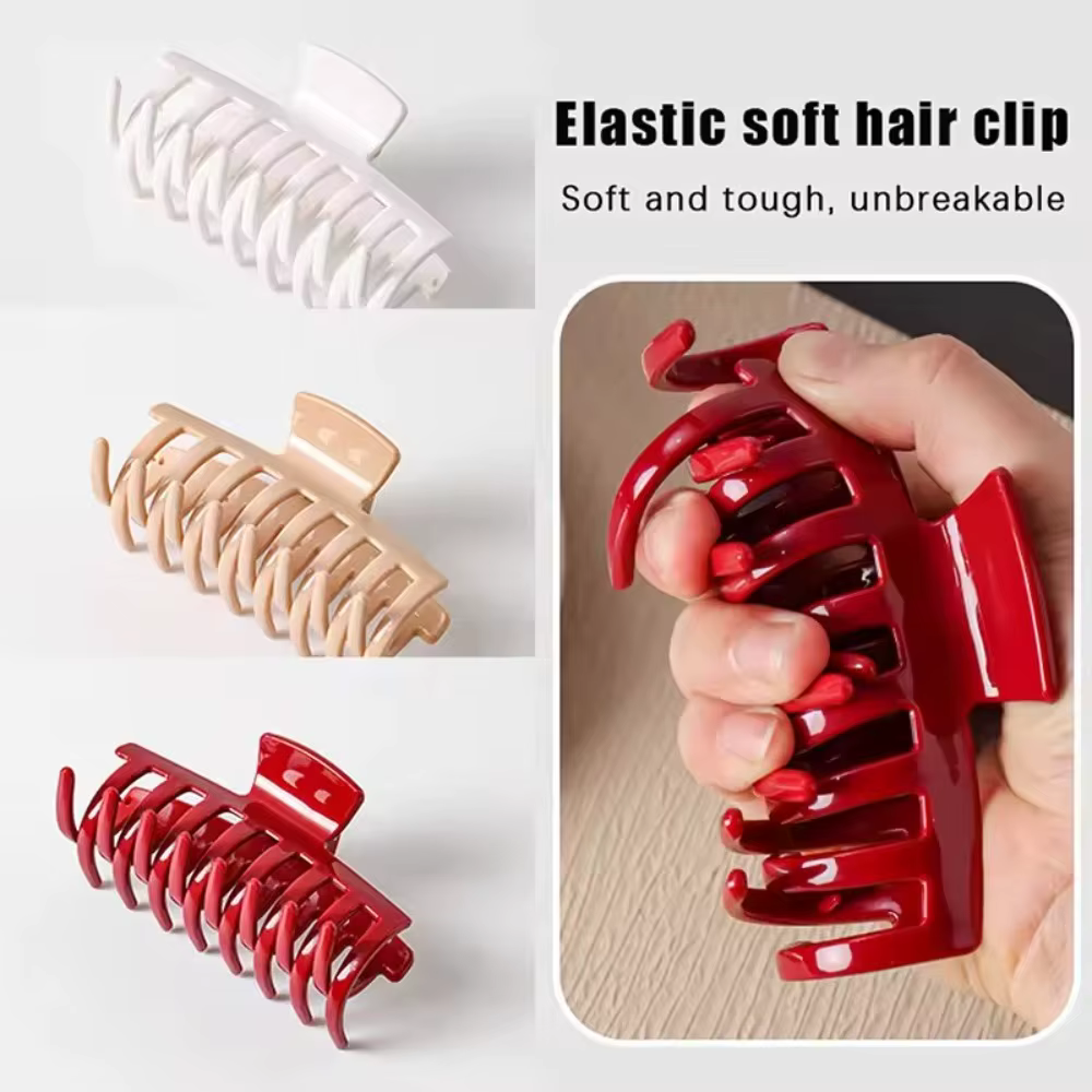 Pinces à cheveux souples en silicone pour femmes
