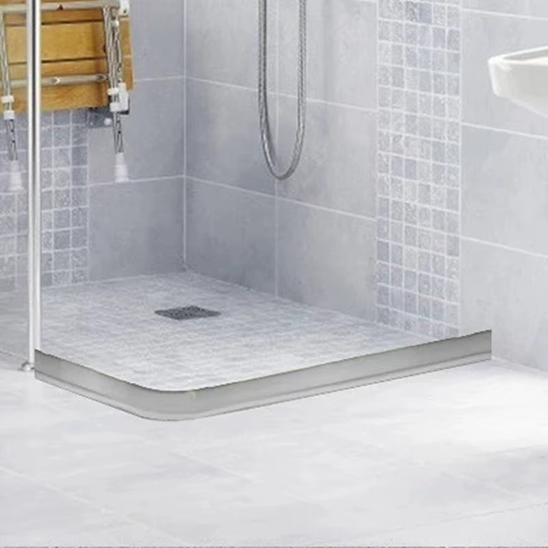 Bouchon d'étanchéité en PVC auto-adhésif, 1 pièce, 1M, pour salle de bains, douche, barrière de barrage, bande d'étanchéité, accessoires pratiques