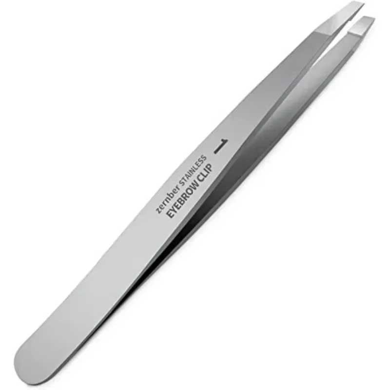 Pince à sourcils Oblique en acier inoxydable