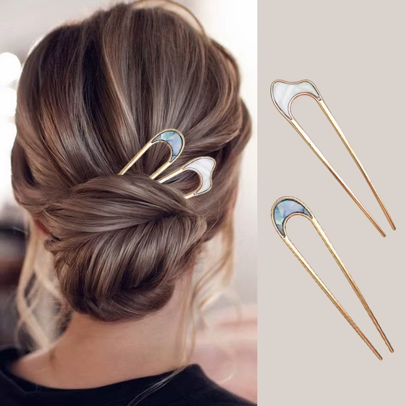 Barrette Chignon fourchette à cheveux épingles