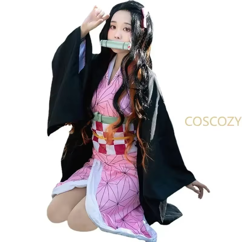 Nezuko Cosplay Anime démon tueur Kimetsu No Yaiba